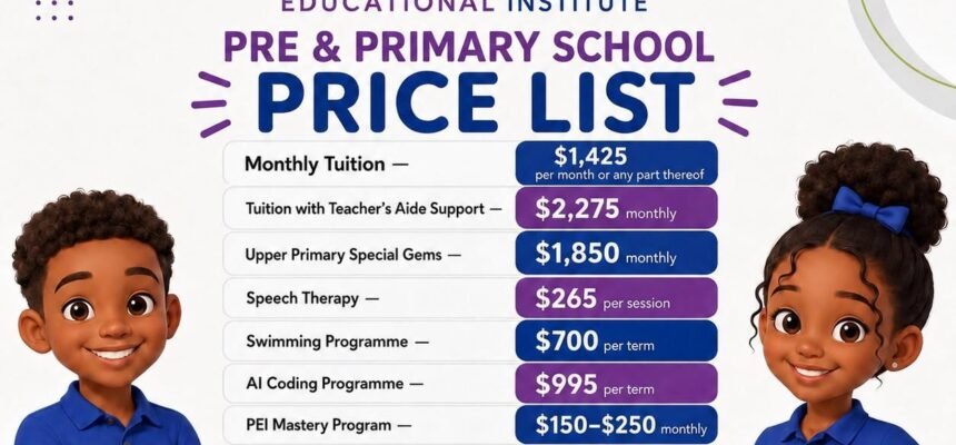 PEI Price List